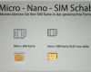 Überraschen Micro &amp; Nano Sim Schablone En &amp; Zuschneiden