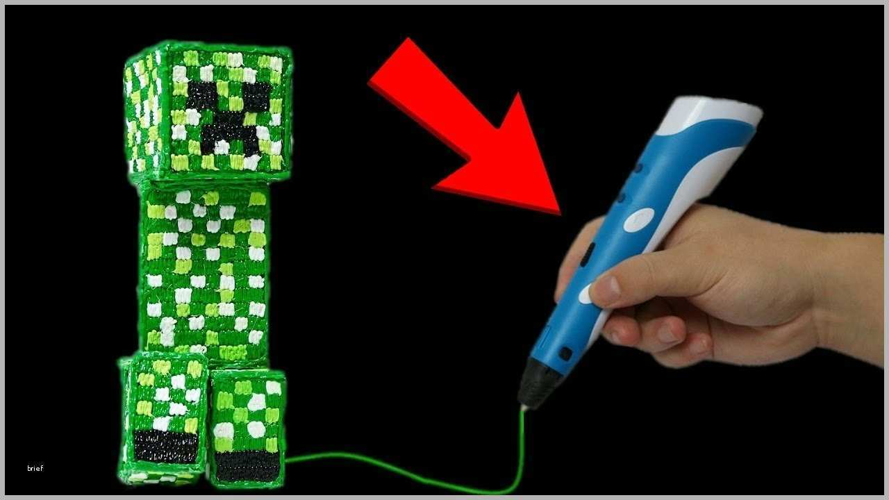 Unglaublich Minecraft Creeper Mit 3d Stift Malen Diy ?