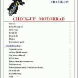 Unglaublich Motorrad Check Vorlage software Zum Download