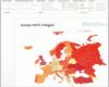 Unglaublich Nuts 3 Europa Karte Powerpoint Präsentation Vektor Karte