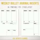 Unvergesslich A5 Weekly Layout On 2 Pages Bullet Journal Printable