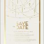 Unvergesslich Golden Glitter Save the Date Wedding Invitation Design