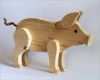 Unvergesslich Vorlagen Holztiere Fabelhaft Holzdeko Schwein Massiv Natur