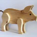 Unvergesslich Vorlagen Holztiere Fabelhaft Holzdeko Schwein Massiv Natur
