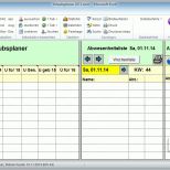 Wunderbar Excel Abwesenheits Und Urlaubsplaner Download