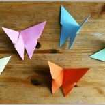 Wunderschönen 14 Basteln origami Schmetterling Falten Mit Papier