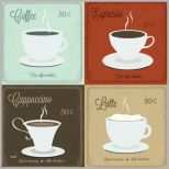 Wunderschönen Kaffee Karten