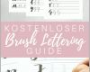 Wunderschönen Kostenloser Brush Lettering Guide Zum Downloaden Und