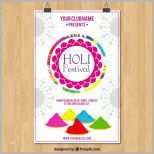 Wunderschönen Plakat Vorlage Für Holi Festival