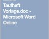 Wunderschönen Taufheft Vorlagec Microsoft Word Line