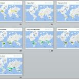 Wunderschönen Weltkarte Globale ökologische Zonen Powerpoint Vorlage